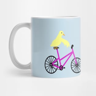 Duck On A Bicycle Mug